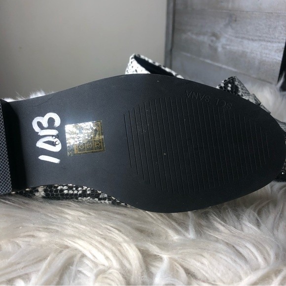 Sol sana Revolve 8 Lloyd snakeskin snake embossed cowhide leather loafers $170 v - Picture 4 of 8